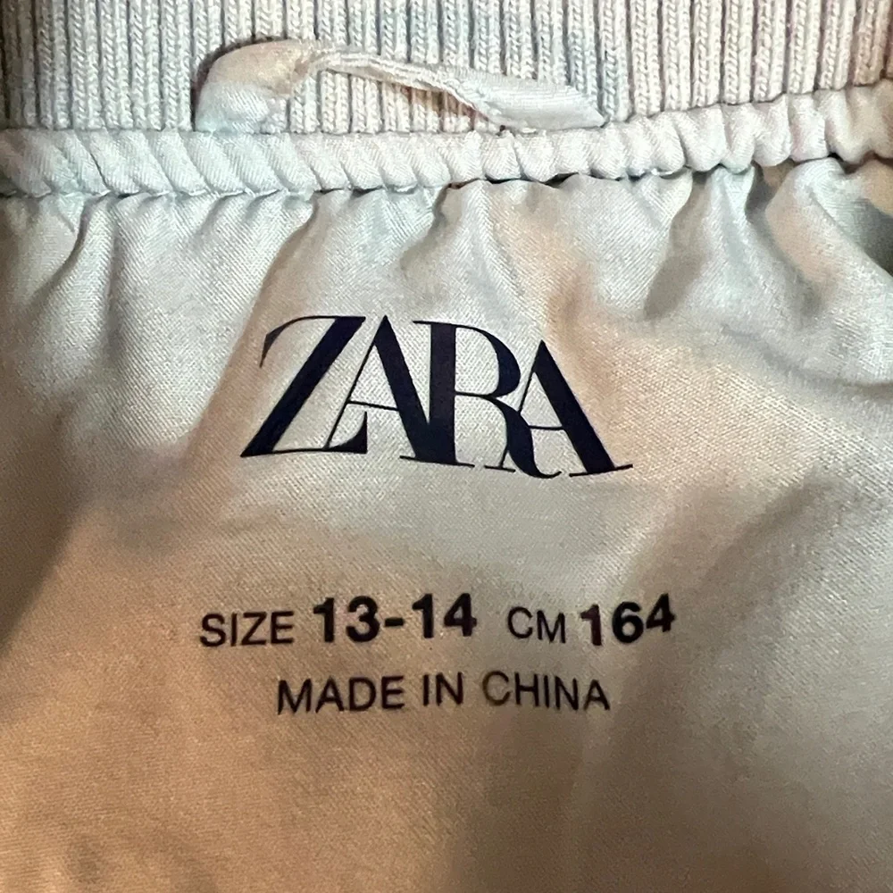 Zara Kids Pastel Blue Varsity Jacket - Picture 3 of 4